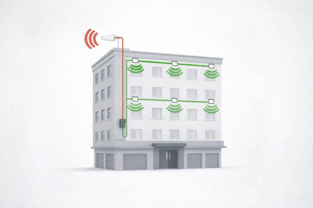 AMPLIFICADOR DE SEÑAL CELULAR 4G PARA EMPRESAS