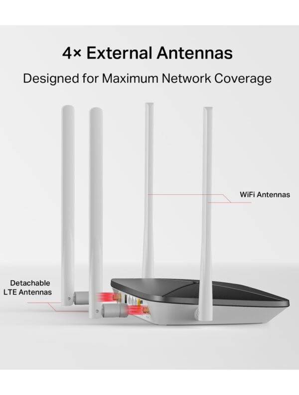 drtfghj Router inalámbrico MB135-4G