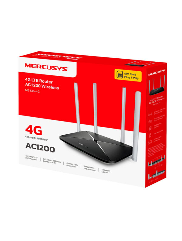 ml,ñ Router inalámbrico MB135-4G